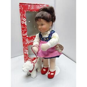 Kathy Kruse 1970's Hanne Kruse with white dog All Original in Box